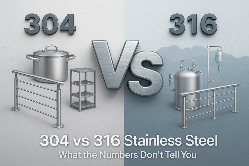 304 vs 316 Stainless Steel: What the Numbers Don’t Tell You 304 vs 316 Stainless Steel: What the Numbers Don’t Tell You