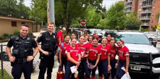Eastchester Police Wish Girls Softball Team Good Luck