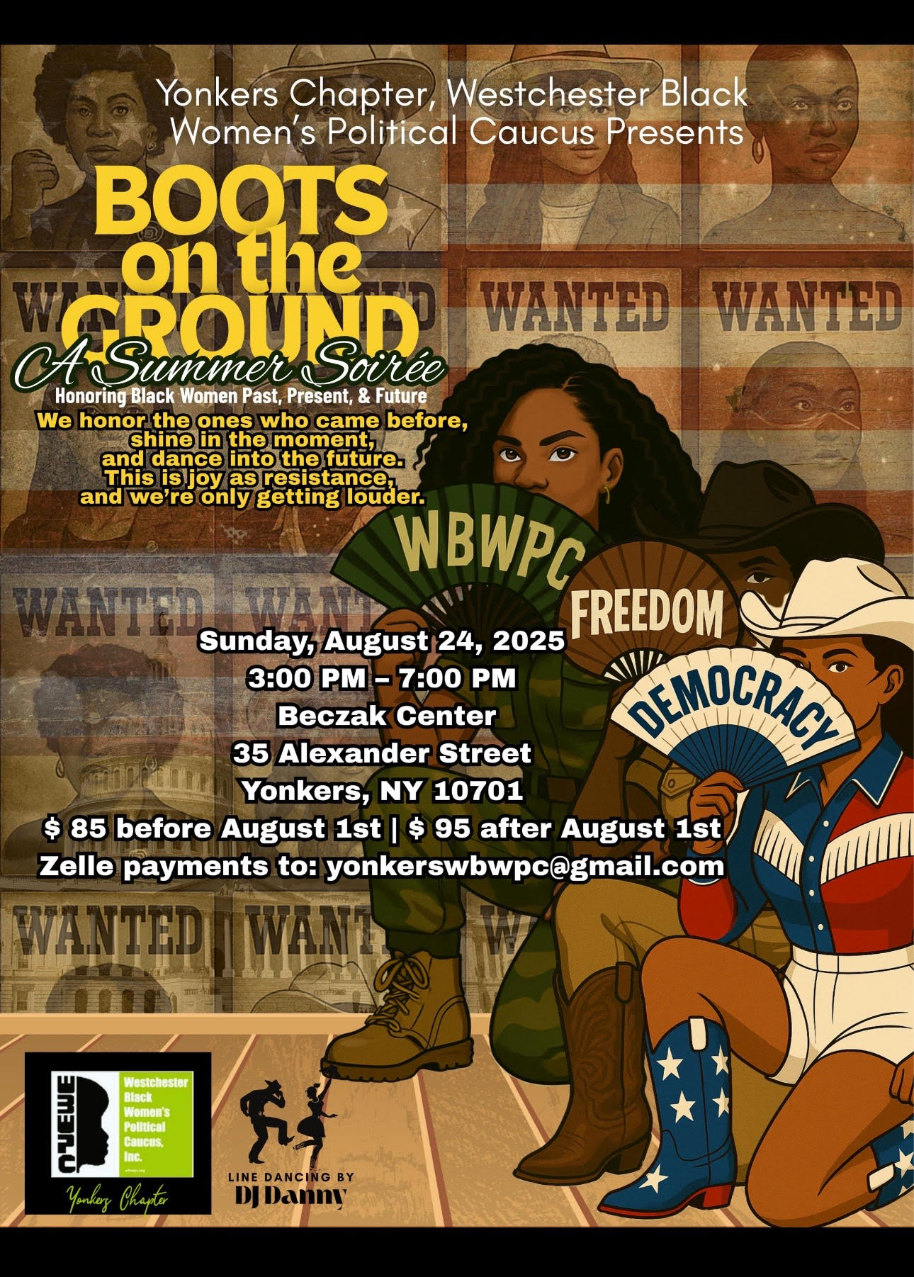 Yonkers Chapter-Westchester Black Women’s Political Caucus Presents-Boots on the Ground Yonkers Chapter-Westchester Black Women’s Political Caucus Presents-Boots on the Ground