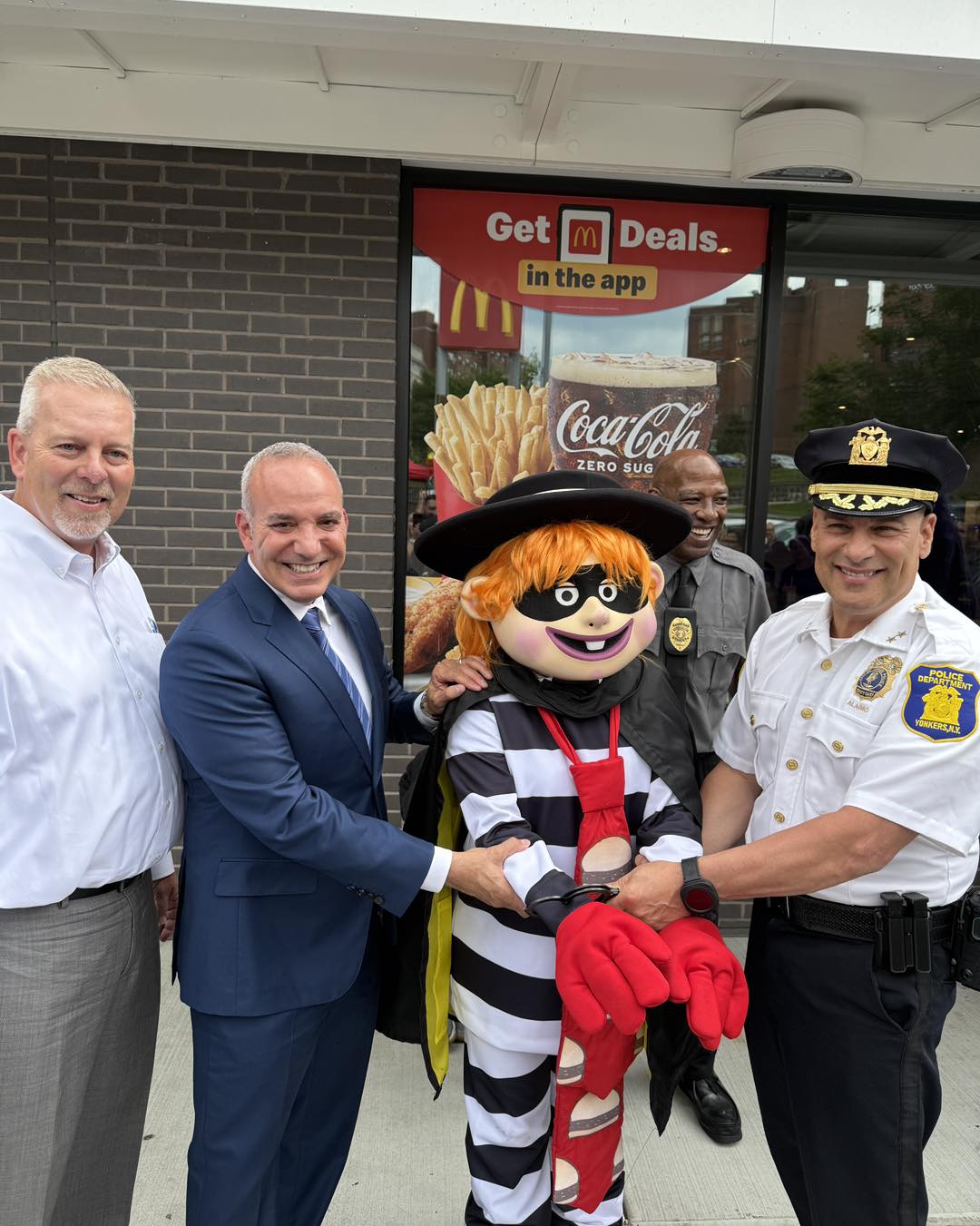 Police Commissioner Sapienza Arrests Hamburglar for Stealing Big Macs Police Commissioner Sapienza Arrests Hamburglar for Stealing Big Macs
