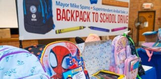MAYOR SPANO LAUNCHES 14th ANNUAL YONKERS “BACKPACK TO SCHOOL” DONATION DRIVE