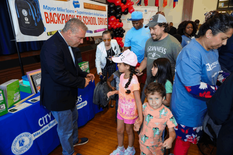 YONKERS MAYOR SPANO HOSTS 14th ANNUAL “BACKPACK TO SCHOOL DRIVE”