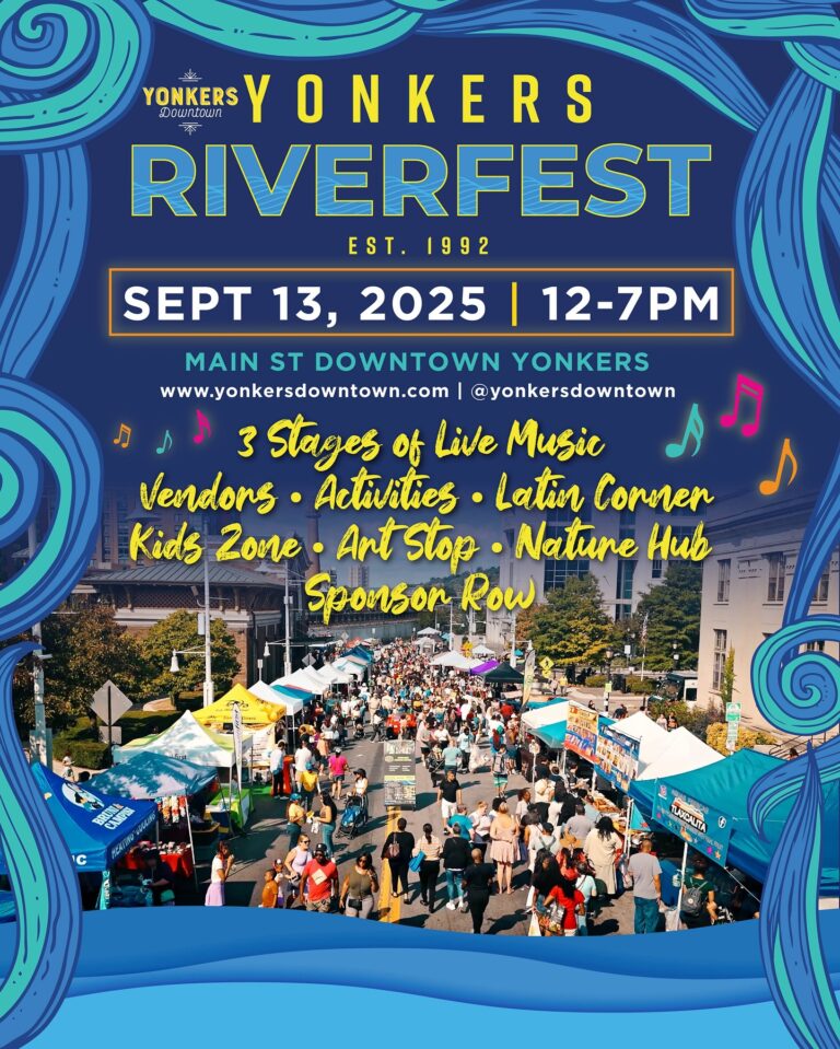 Save the Date – Yonkers Riverfest Returns Saturday, September 13, 2025!
