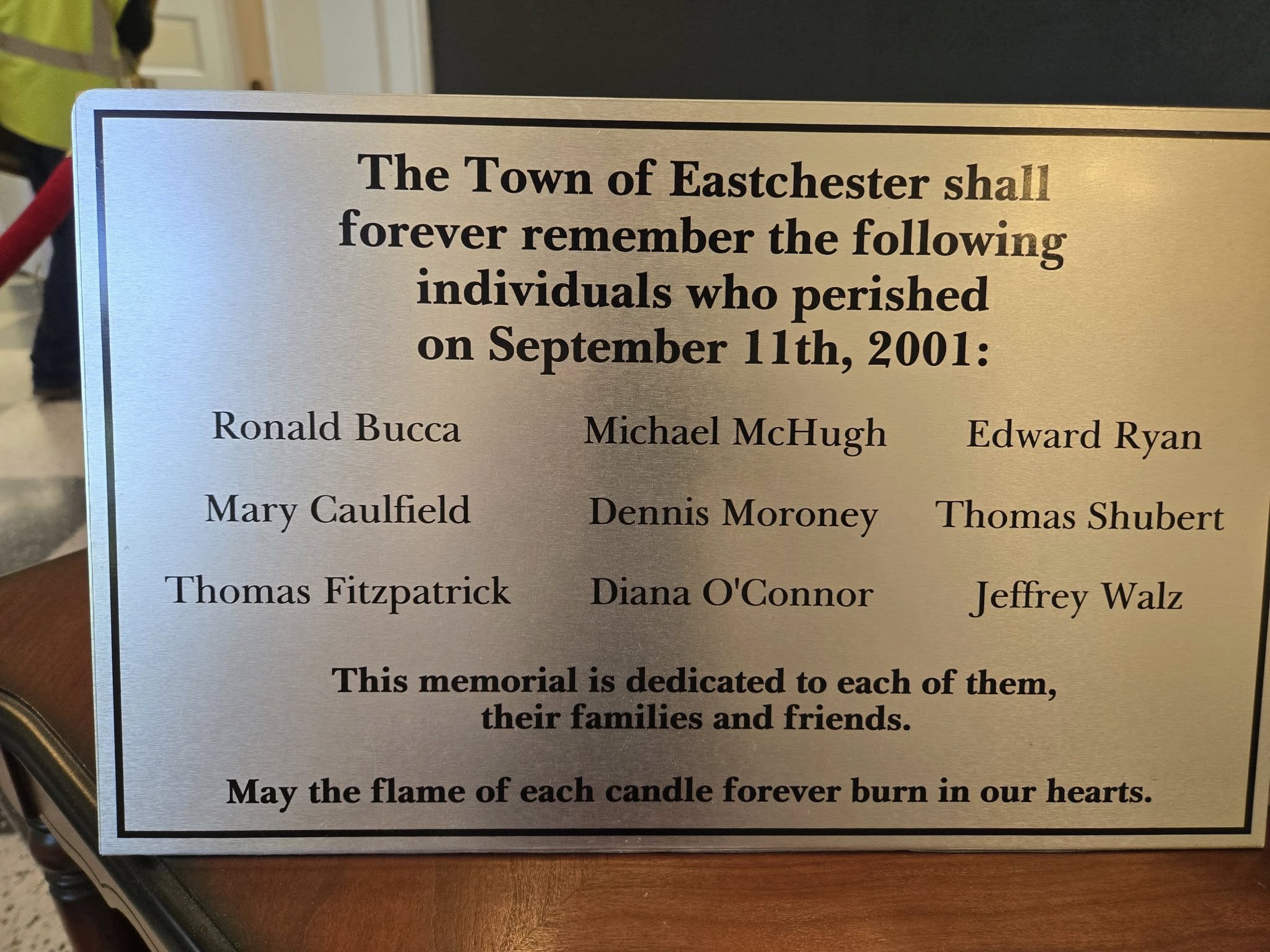 Town of Eastchester September 11 Ceremony Town of Eastchester September 11 Ceremony