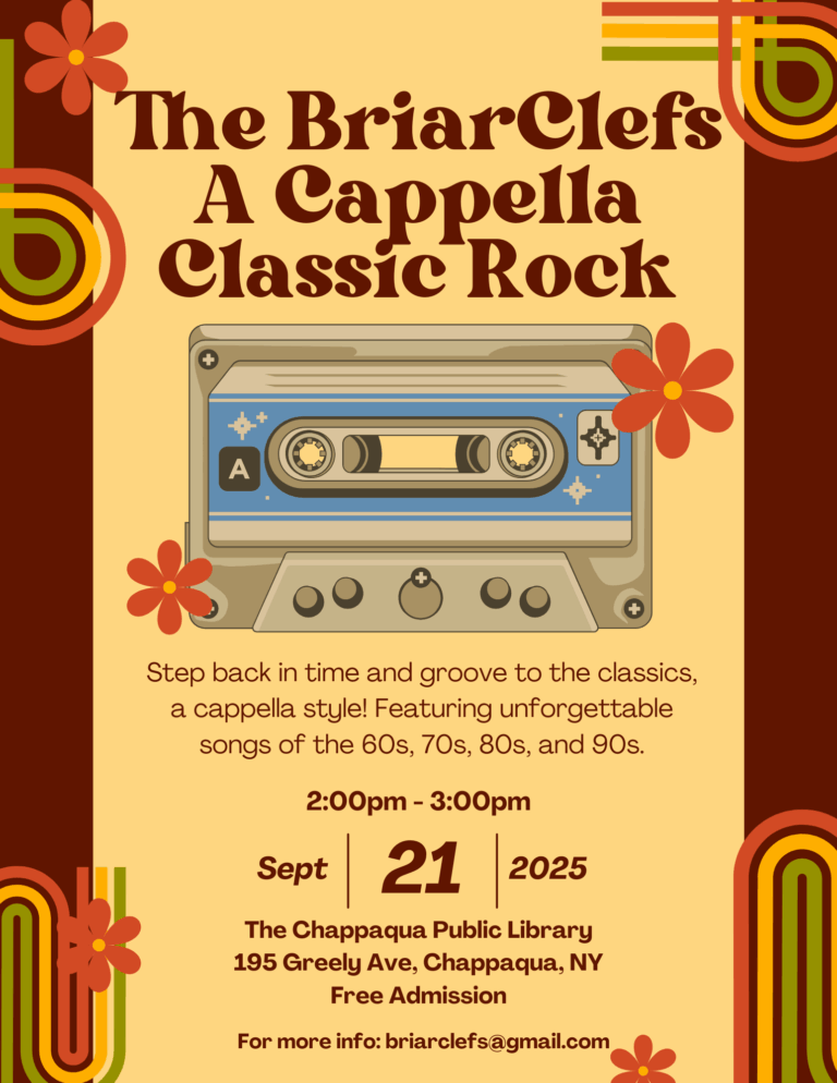 Come Hear The BriarClefs Perform September 21 in Chappaqua
