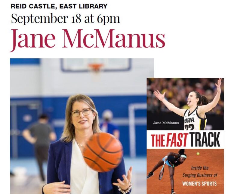 Manhattanville University to Host Sports Journalist Jane McManus for Book Talk on the Rise of Women’s Sports