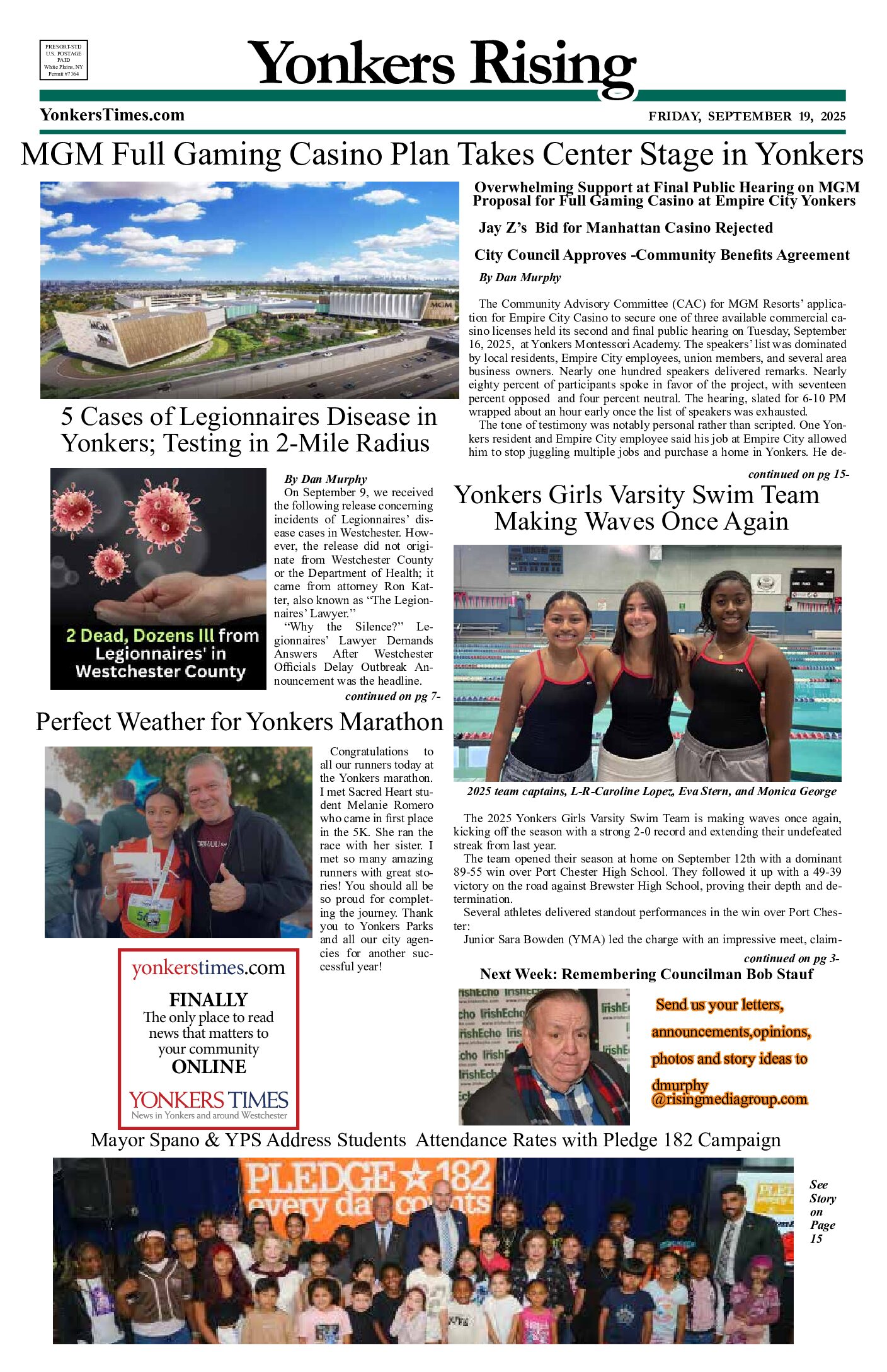 Yonkers Rising September 19, 2025 PDF Yonkers Rising September 19, 2025 PDF