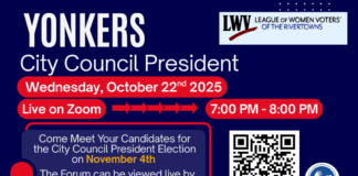 Yonkers City Council President Debate-Oct. 22