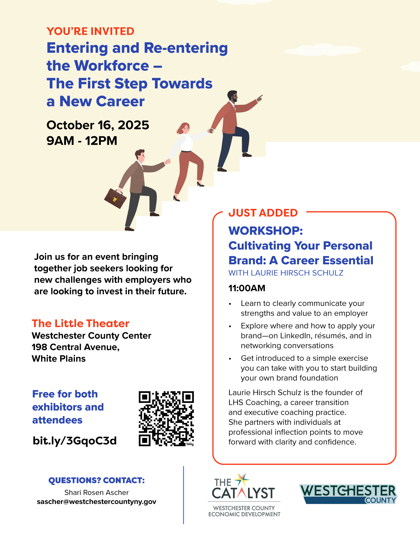 Westchester County to Host Entering & Re-entering the Workforce Job Fair Westchester County to Host Entering & Re-entering the Workforce Job Fair