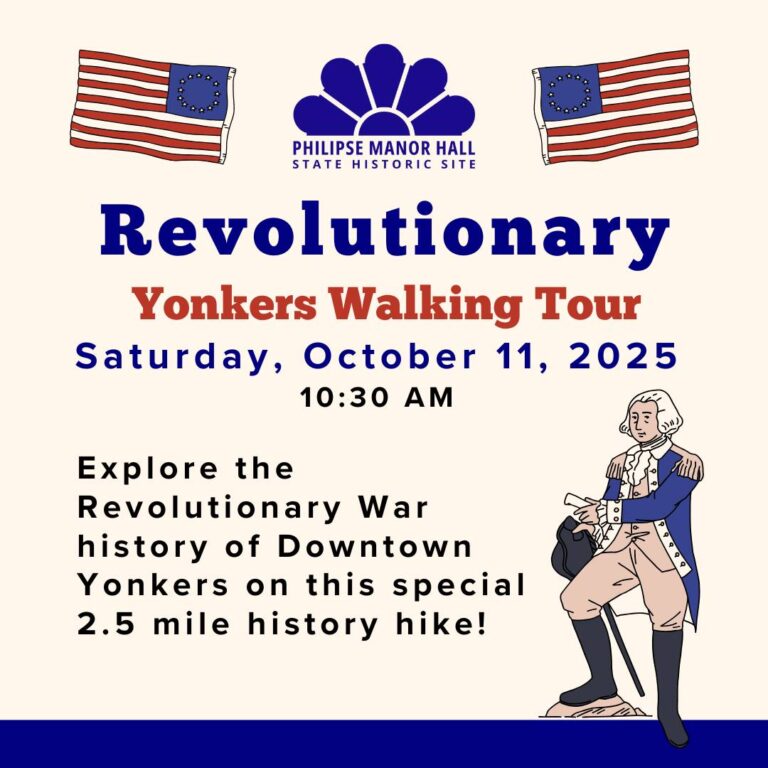 Revolutionary Yonkers Walking Tour Oct. 11