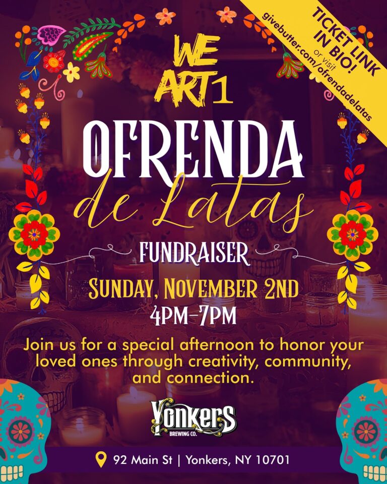 Raise a Can, Honor a Story: We Art One Hosts “Ofrenda de Latas” — A Día de los Muertos–Inspired Art Fundraiser at Yonkers Brewing Co.