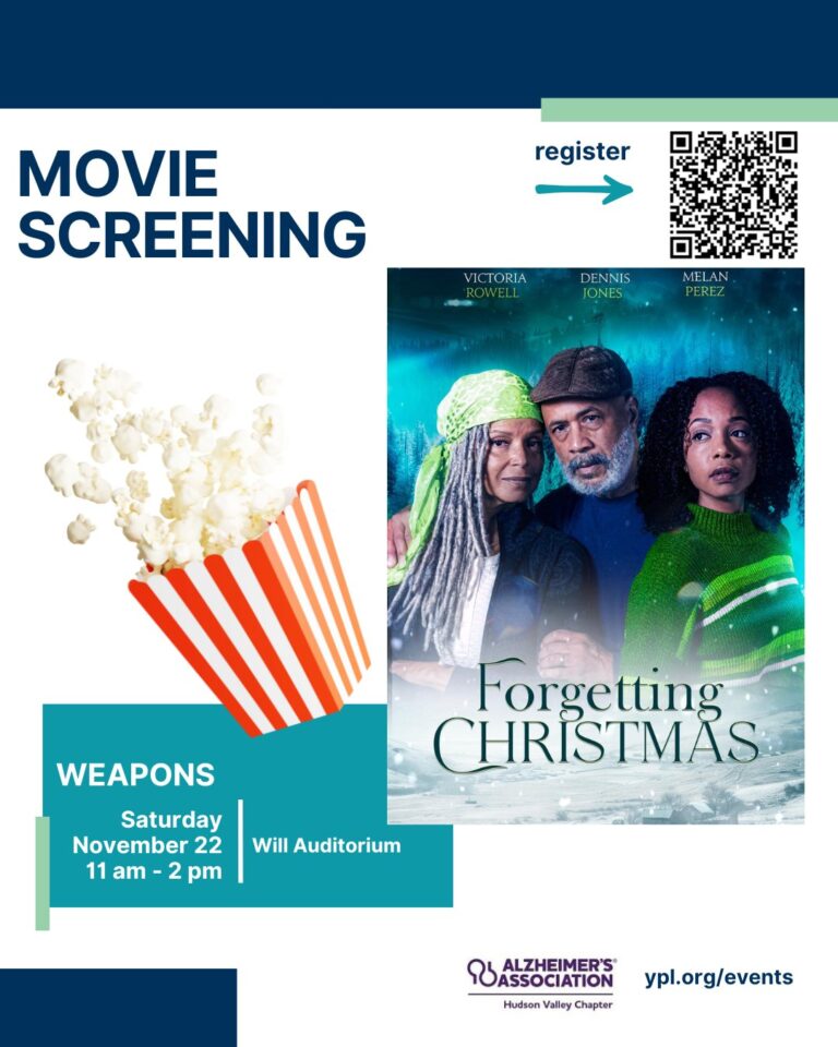 Yonkers Will Library Presents “Forgetting Christmas” Free Movie November 22