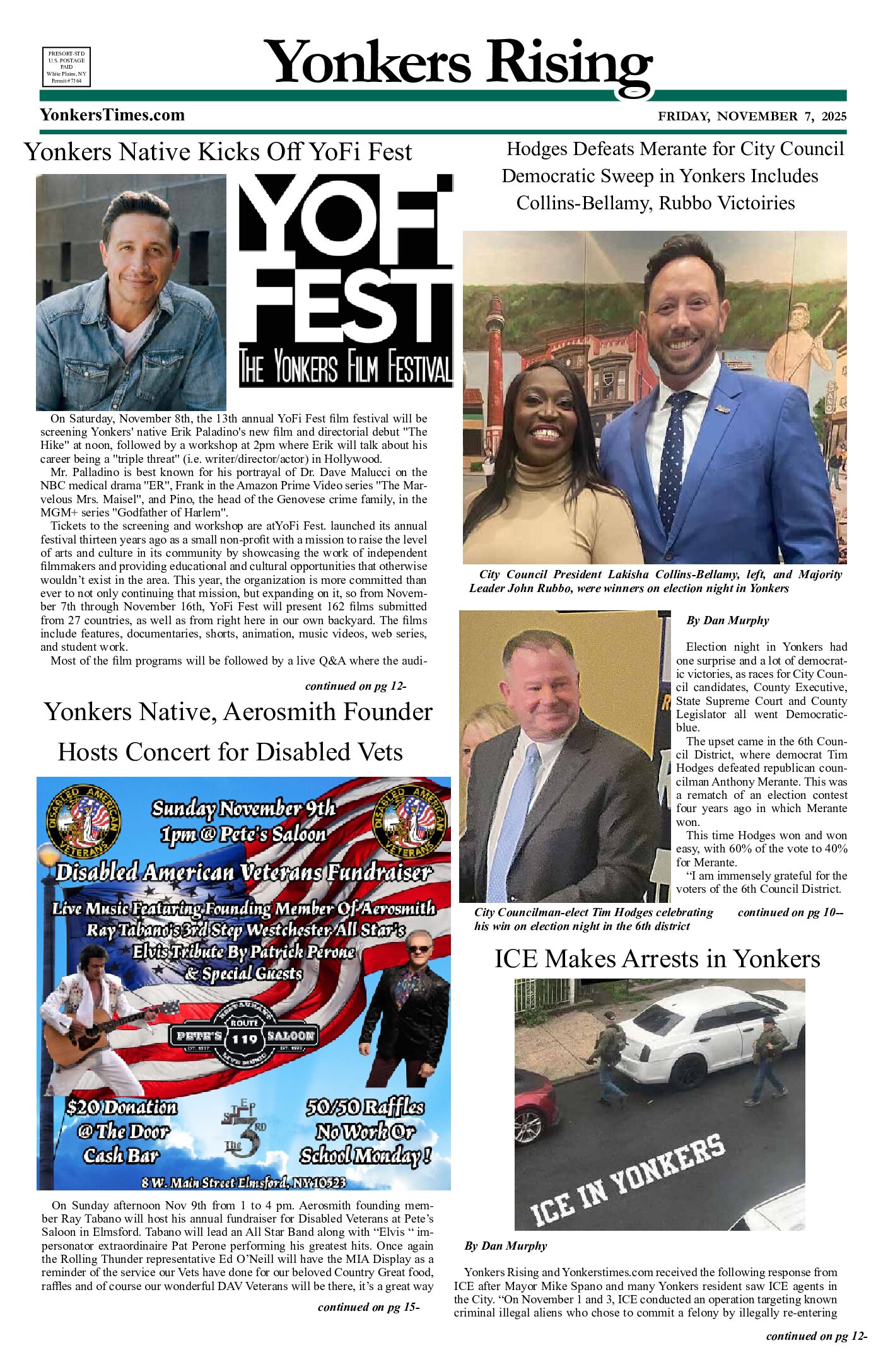 Yonkers Rising November 7, 2025 PDF Yonkers Rising November 7, 2025 PDF