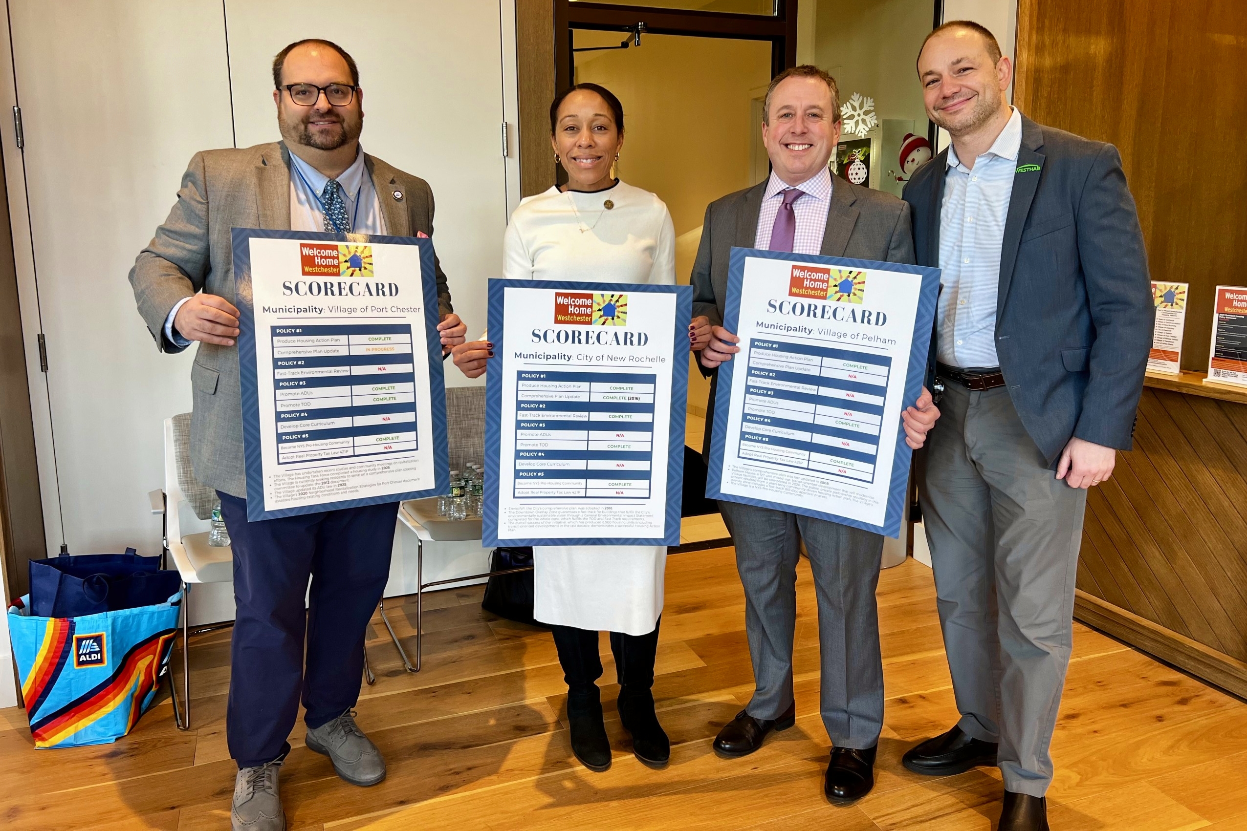 Welcome Home Westchester Campaign Releases Housing Policy Scorecardsfor All 43 Cities, Towns, and Villages Welcome Home Westchester Campaign Releases Housing Policy Scorecardsfor All 43 Cities, Towns, and Villages
