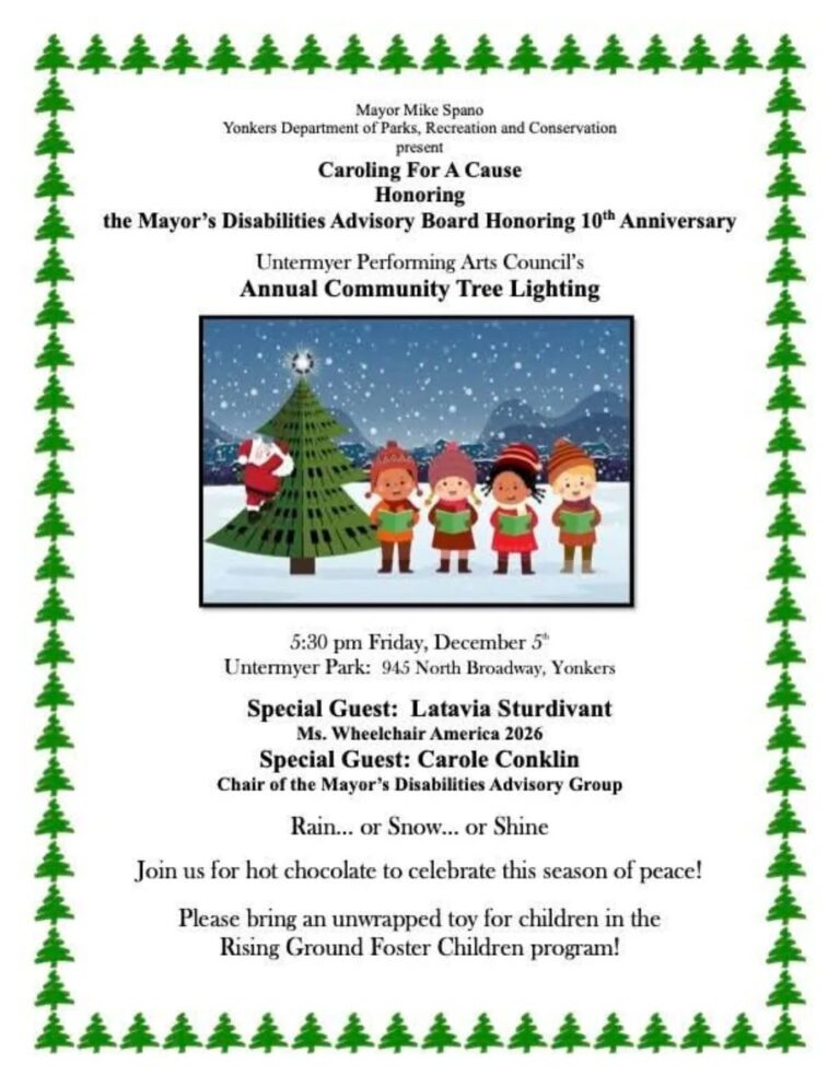 Caroling for a Cause -UPAC’s Annual Tree Lighting