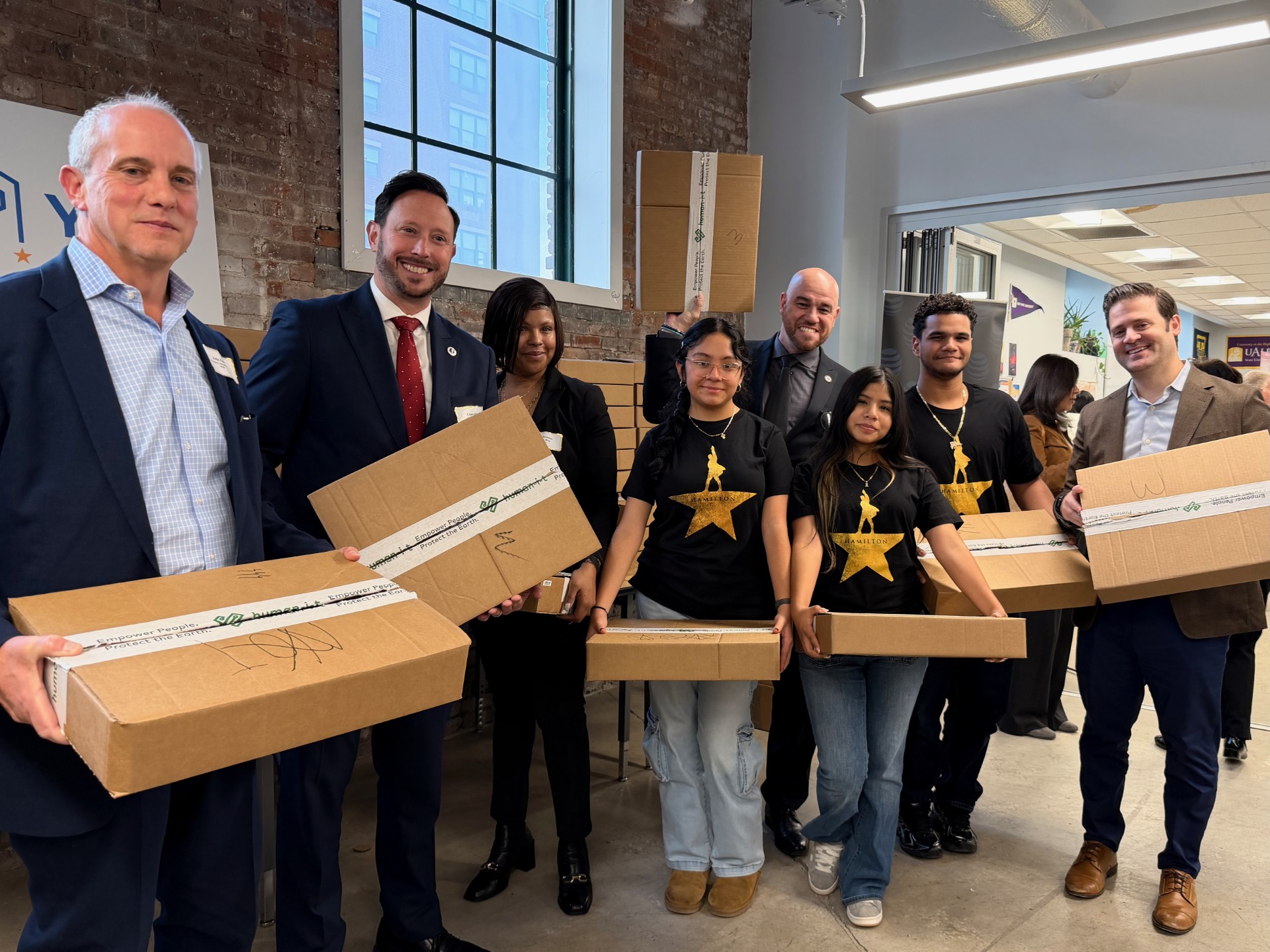 Yonkers Partners in Education and AT&T Provide 230 Laptops to Students Yonkers Partners in Education and AT&T Provide 230 Laptops to Students