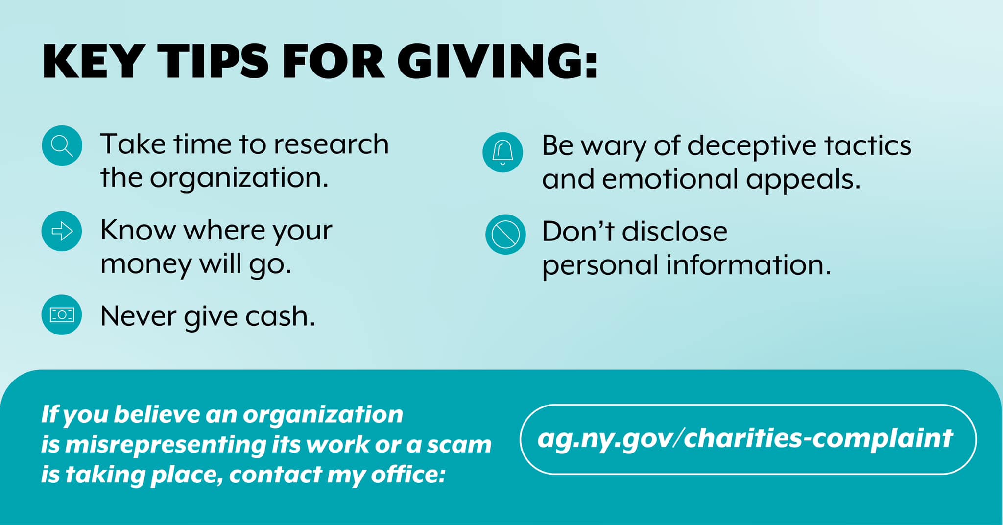 NYAG James Releases Annual “Pennies for Charity” Report NYAG James Releases Annual “Pennies for Charity” Report