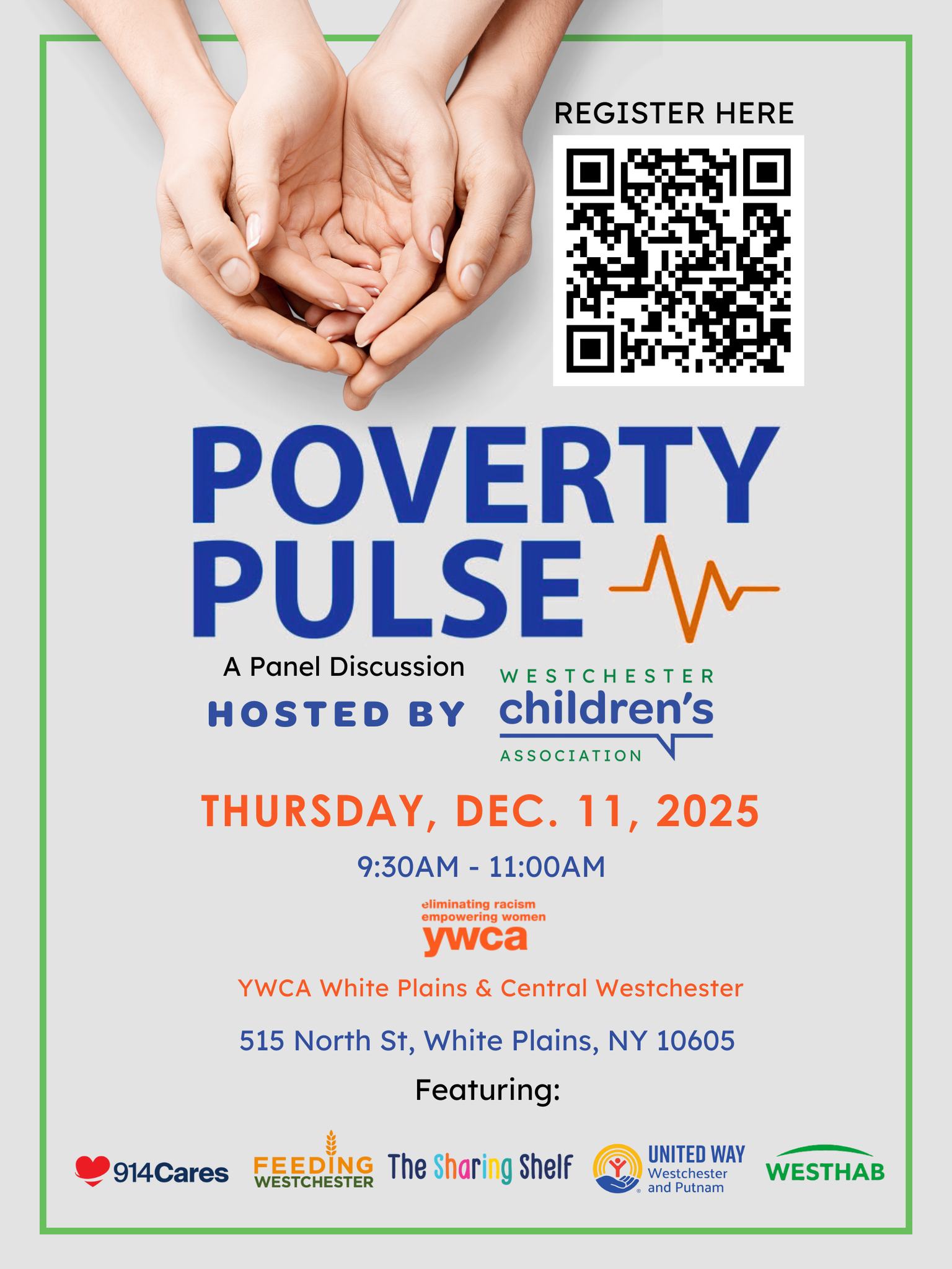 Westchester Children’s Association to Host Critical Discussion on Local Poverty and Support for Vulnerable Families Westchester Children’s Association to Host Critical Discussion on Local Poverty and Support for Vulnerable Families