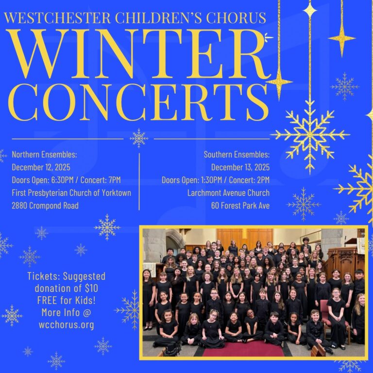 Westchester Children’s Chorus in Yorktown and Larchmont
