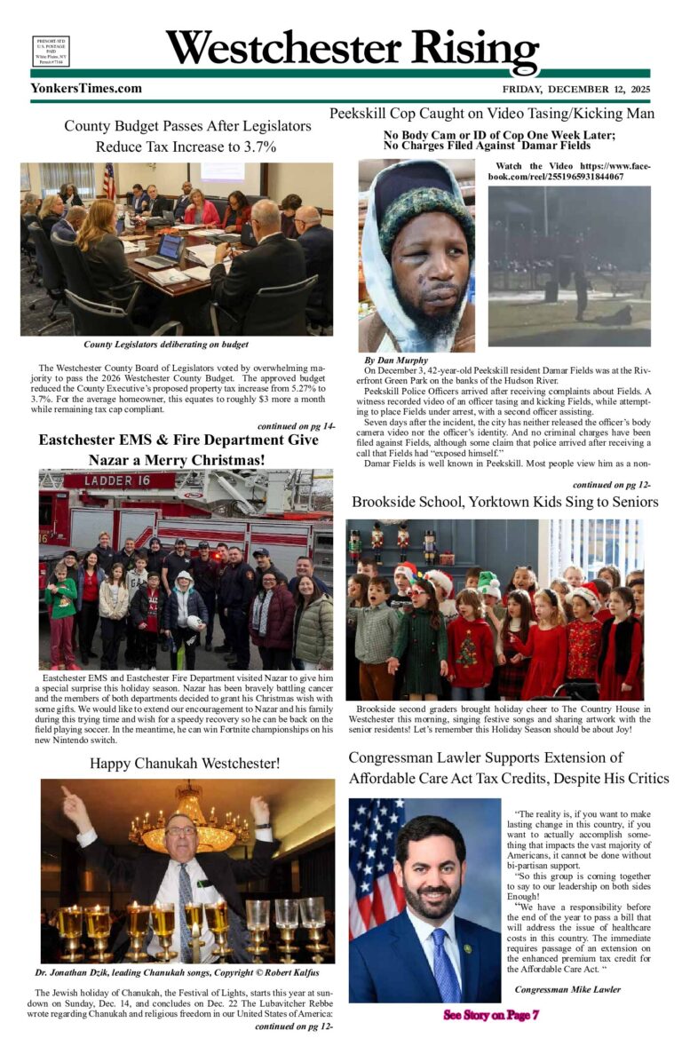Westchester Rising December 12, 2025 PDF