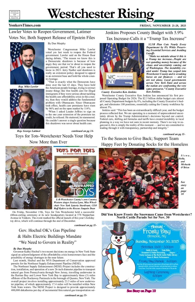 Westchester Rising November 21-28, 2025 PDF