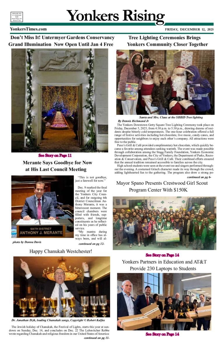 Yonkers Rising December 12, 2025 PDF