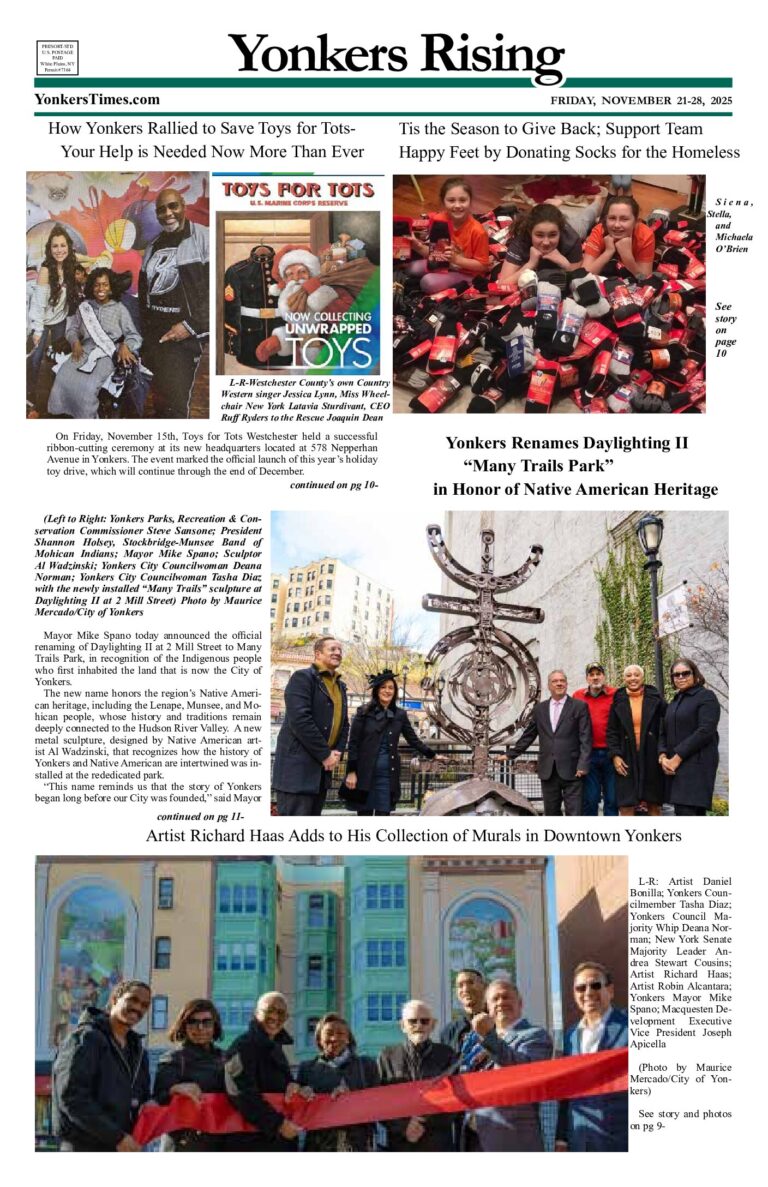 Yonkers Rising November 21-28, 2025 PDF