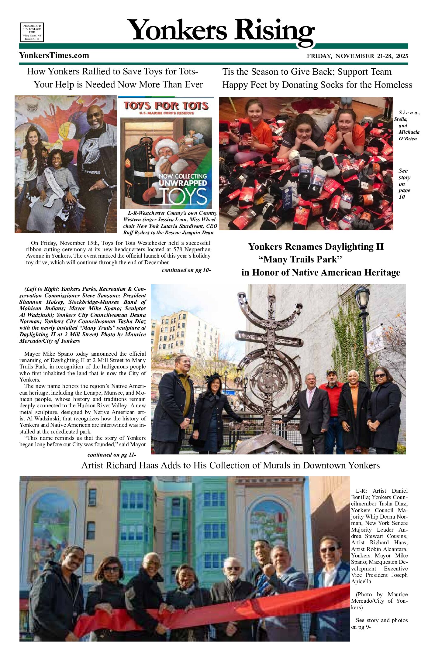 Yonkers Rising November 21-28, 2025 PDF Yonkers Rising November 21-28, 2025 PDF
