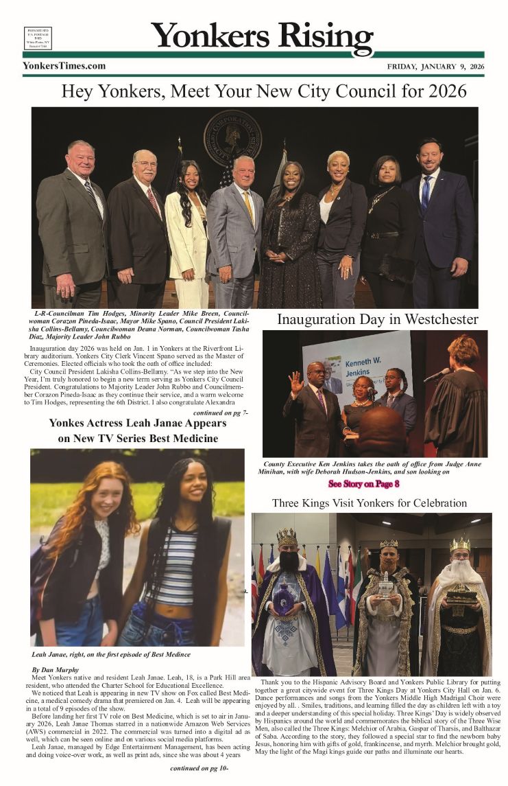 Yonkers Rising January 9, 2026 PDF