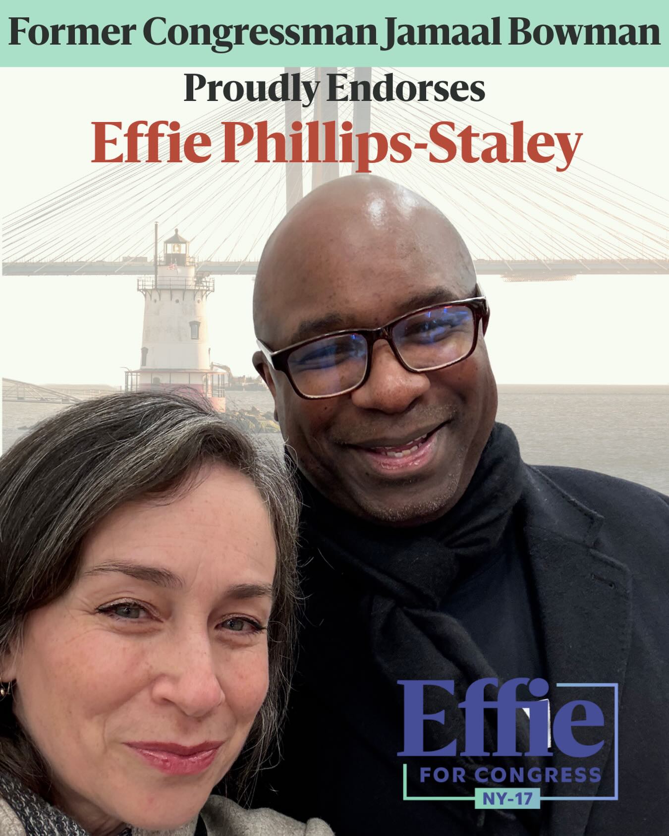 Former Congressman Jamaal Bowman Endorses Effie Phillips-Staley for NY17 Former Congressman Jamaal Bowman Endorses Effie Phillips-Staley for NY17