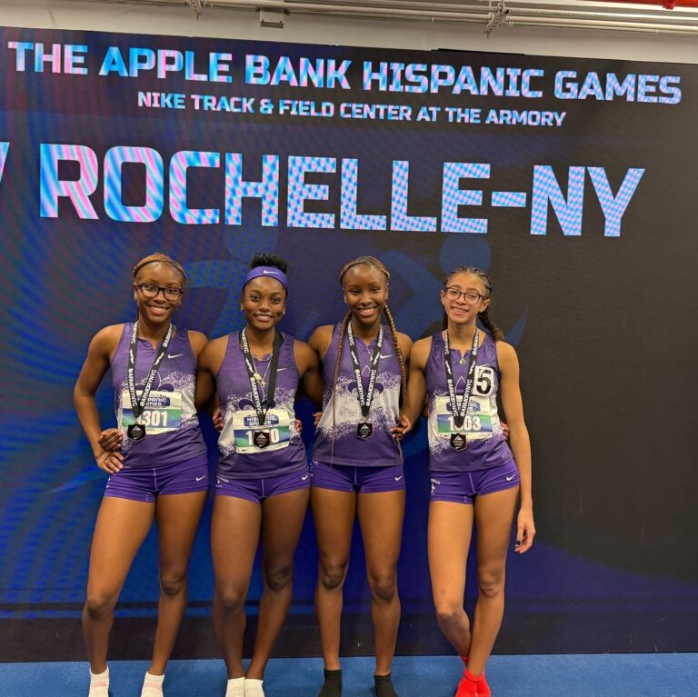 The New Rochelle High School Girls’ Varsity Track Team