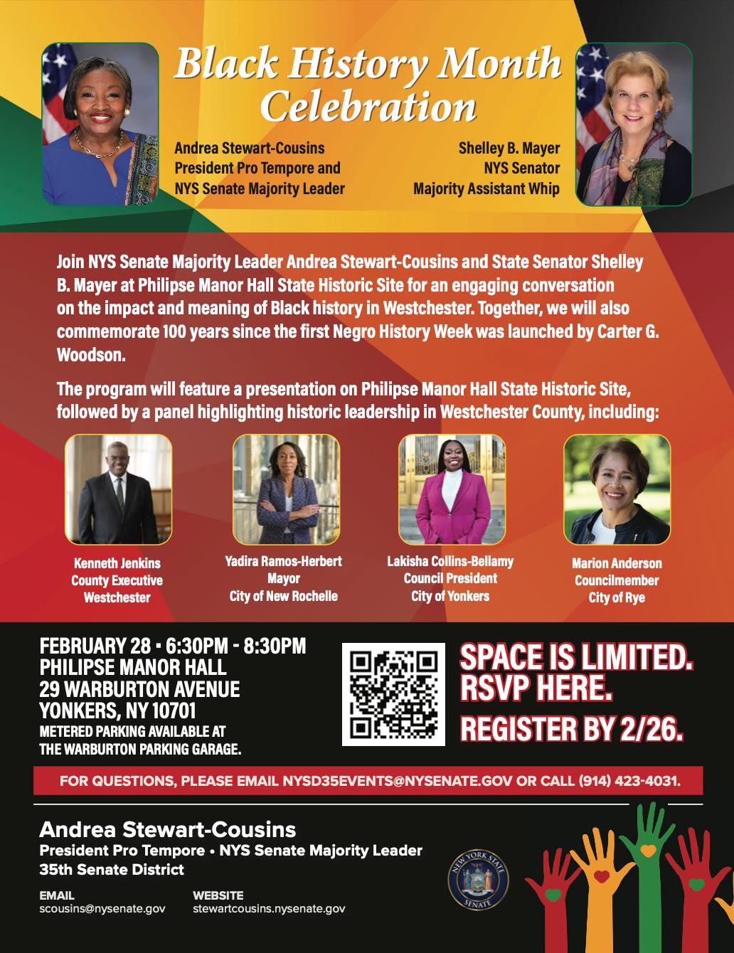 Black History Month Celebration at Philipse Manor Hall-Feb. 28 Black History Month Celebration at Philipse Manor Hall-Feb. 28