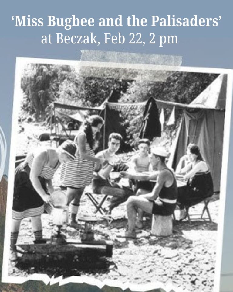 Miss Bugbee and the Palisades at Beczak Feb. 22