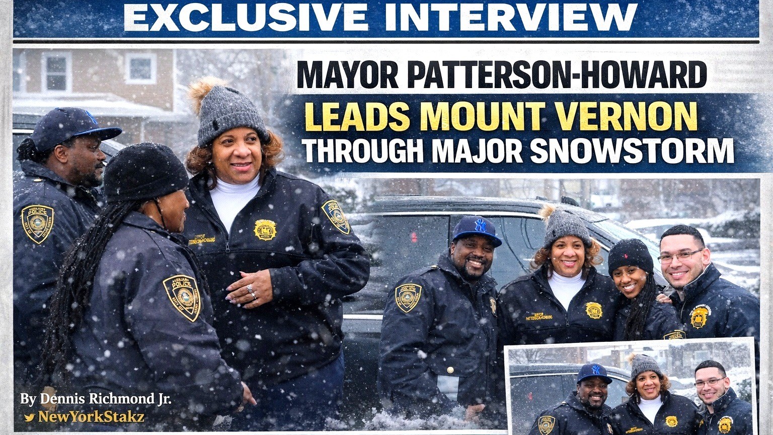 Mayor Patterson-Howard Leads Mount Vernon Through Blizzard Mayor Patterson-Howard Leads Mount Vernon Through Blizzard