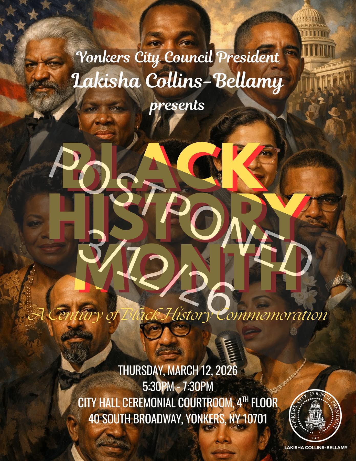 City Council President – Black History Month Program-POSTPONED City Council President – Black History Month Program-POSTPONED
