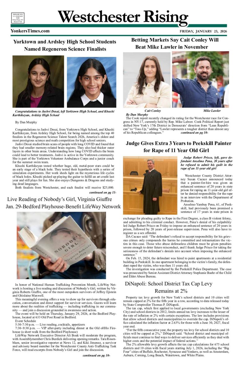 Westchester Rising January 23, 2026 PDF
