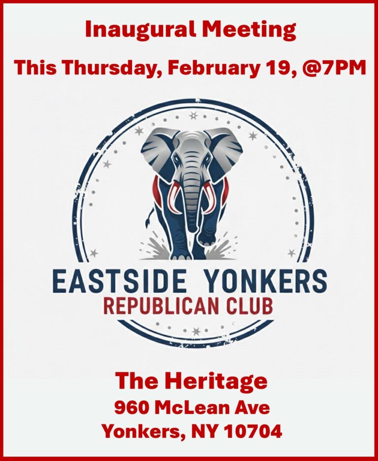 Inaugural Meeting-Eastside Yonkers Republican Club-Feb. 19