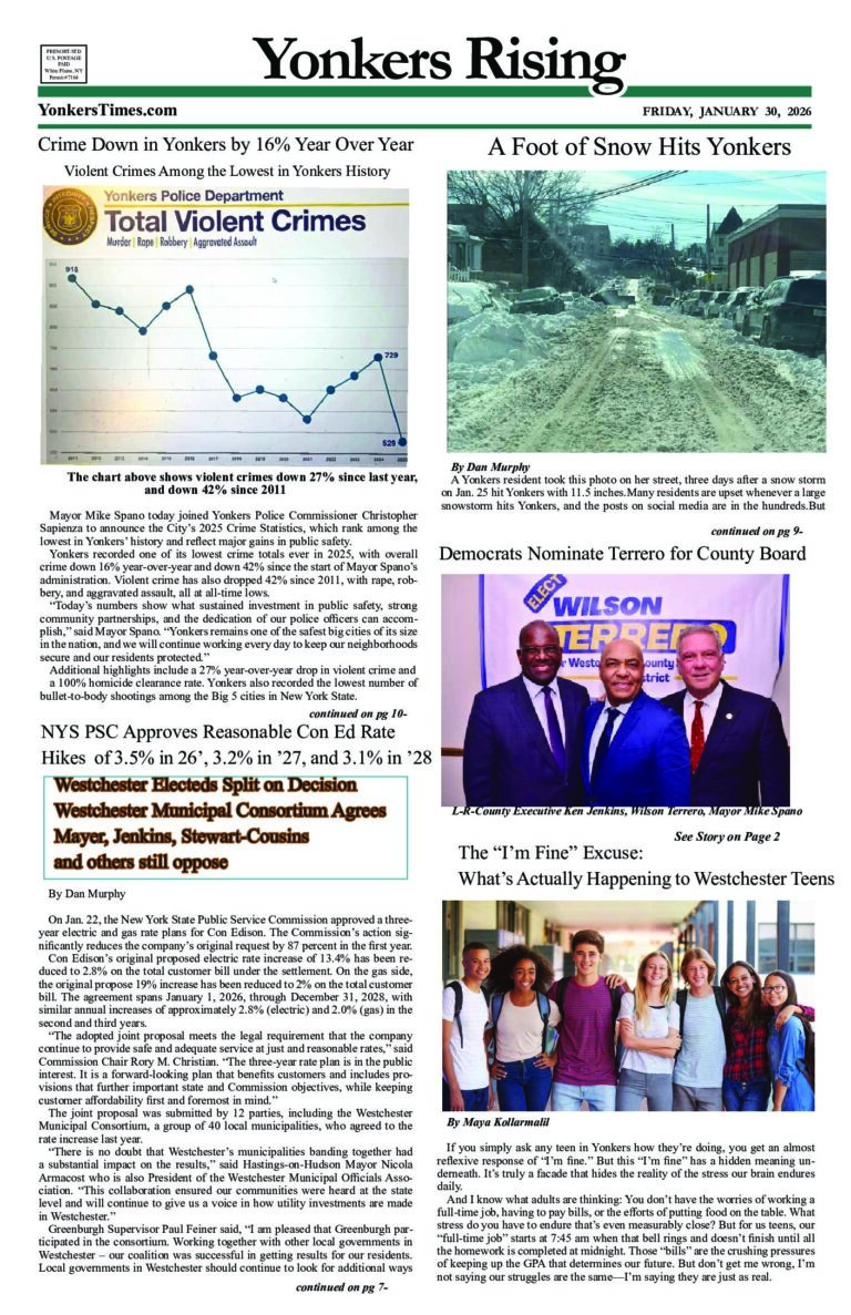 Yonkers Rising January 30, 2026 PDF