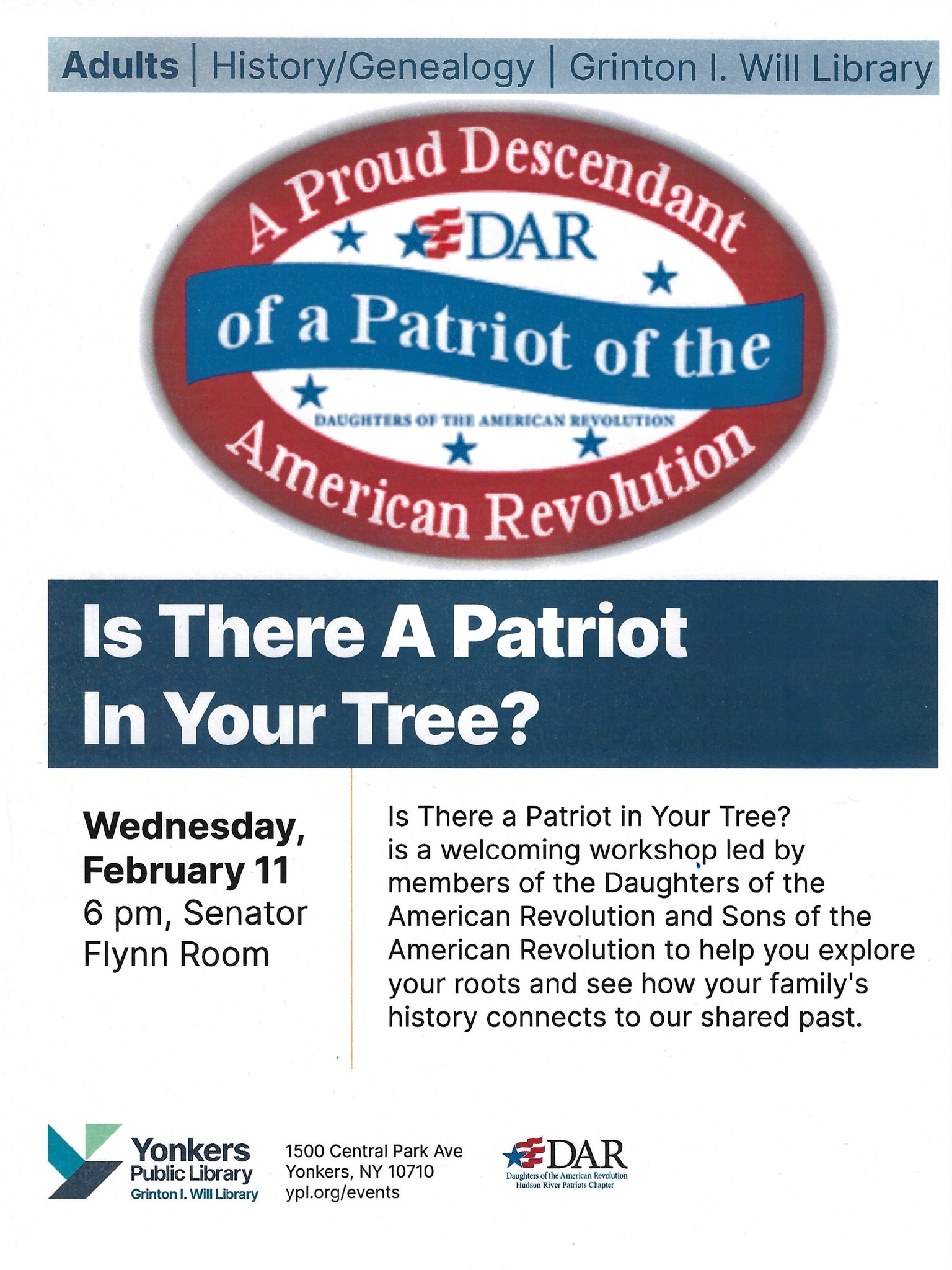 Is There a Patriot in Your Tree? Is There a Patriot in Your Tree?