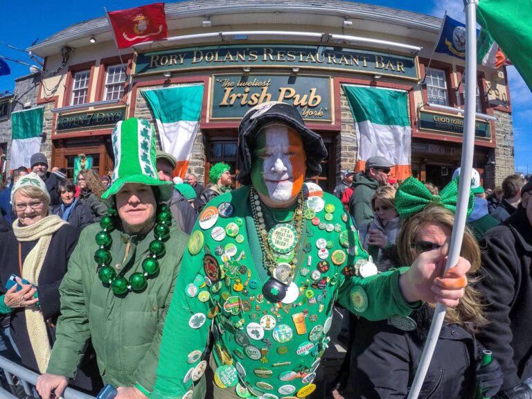 Meet The Button man at the Yonkers St. Patrick’s Day Parade