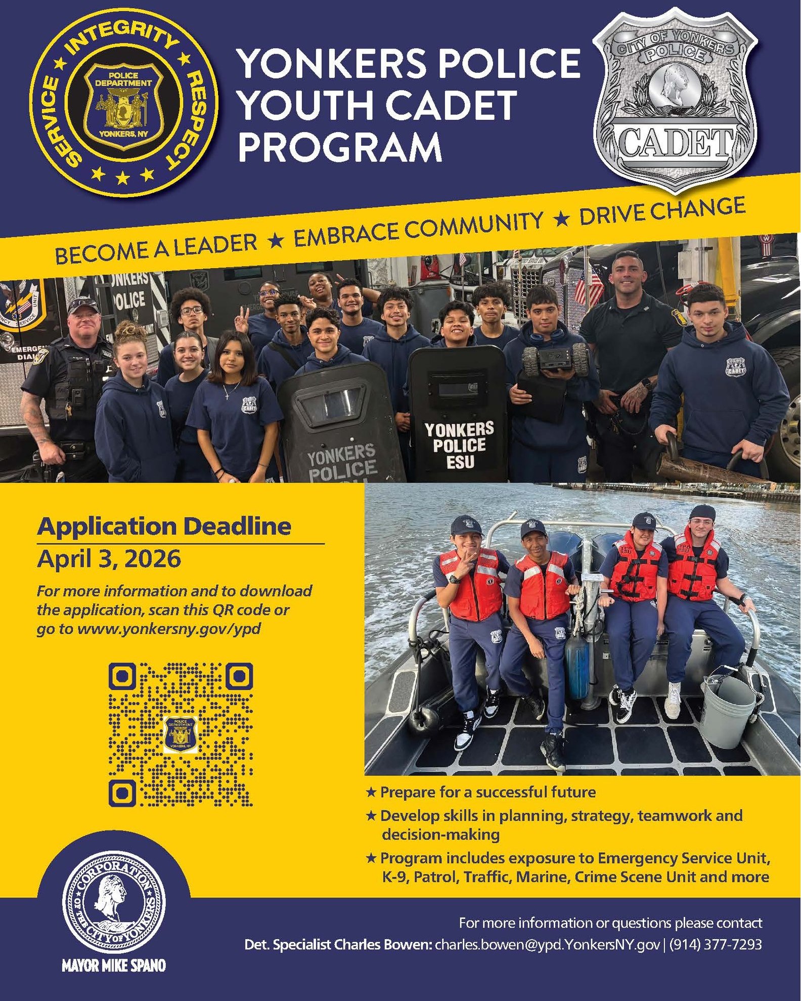 Now Accepting Applications – Yonkers Police Cadet Program Now Accepting Applications – Yonkers Police Cadet Program