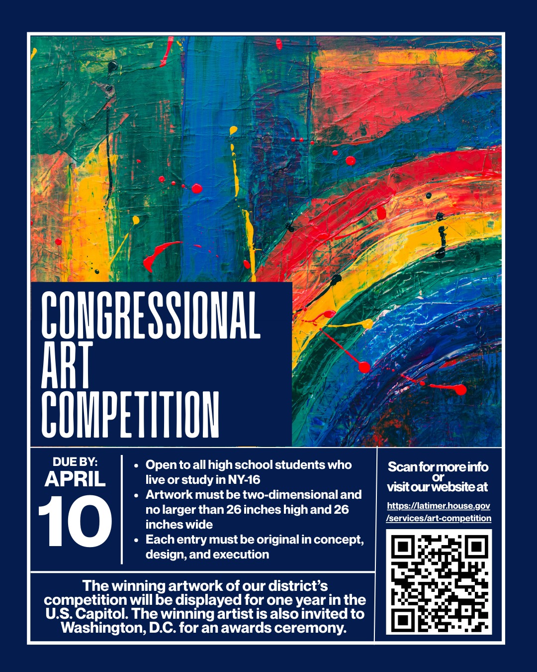 Latimer’s Congressional Art Competition Open for Submissions Latimer’s Congressional Art Competition Open for Submissions