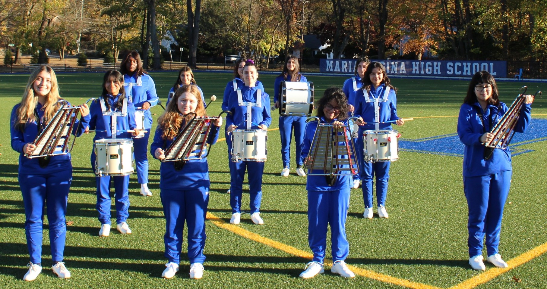 Maria Regina HS Marching Band at St. Patrick’s Day Parades in NYC, Yonkers and Mamaroneck Maria Regina HS Marching Band at St. Patrick’s Day Parades in NYC, Yonkers and Mamaroneck