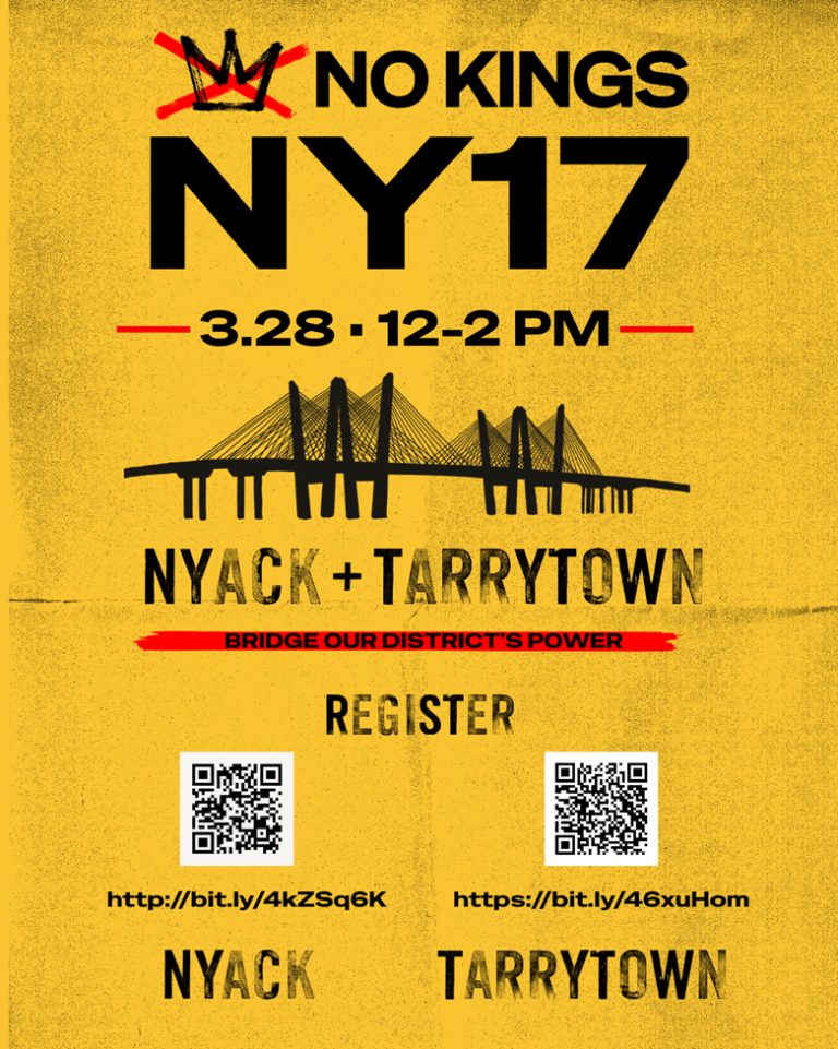 NY-17 No Kings Rally in Nyack & Tarrytown March 28