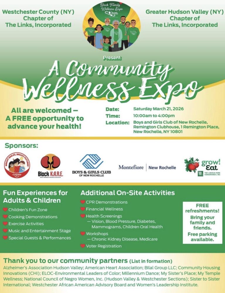 Boys & Girls Club of New Rochelle Hosts Free Community Wellness Expo on March 21