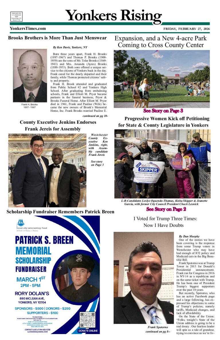 Yonkers Rising February 27, 2026 PDF