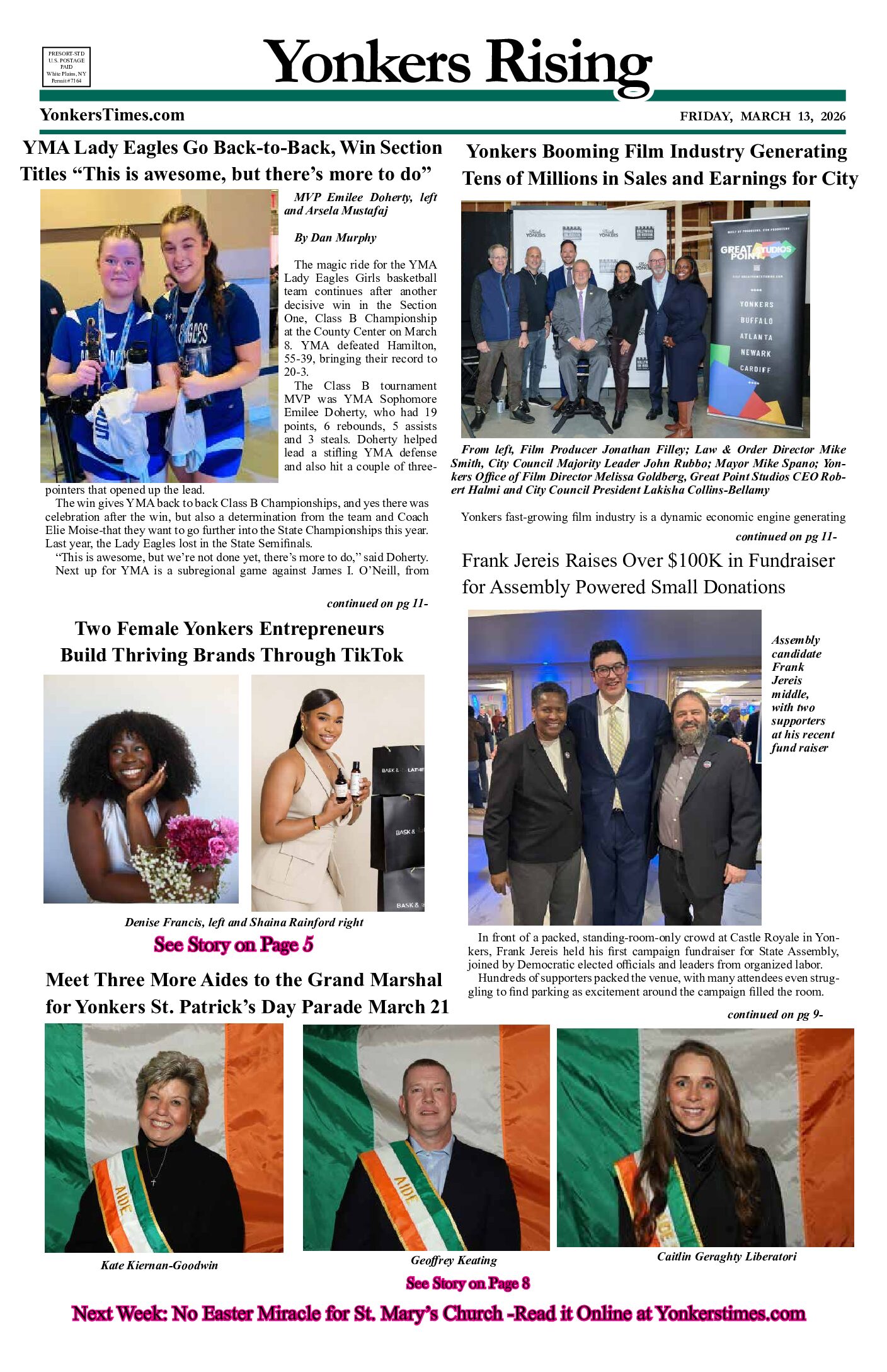 Yonkers Rising March 13, 2026 PDF Yonkers Rising March 13, 2026 PDF