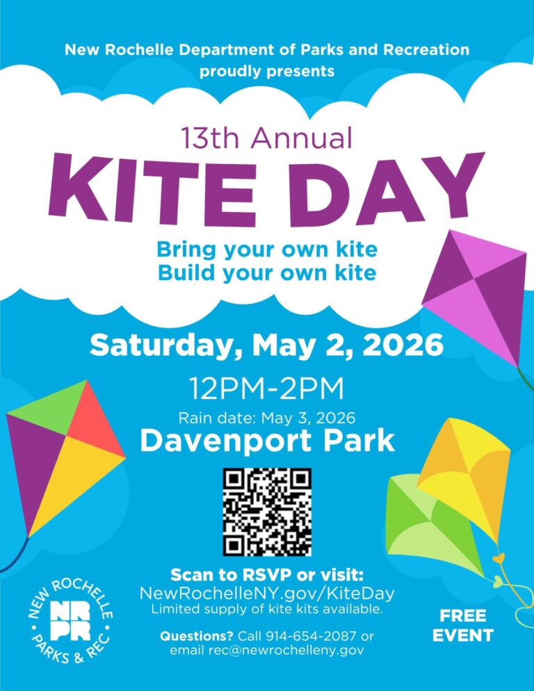 Go Fly A Kite! 13th Annual Kite Day May 2 in New Rochelle