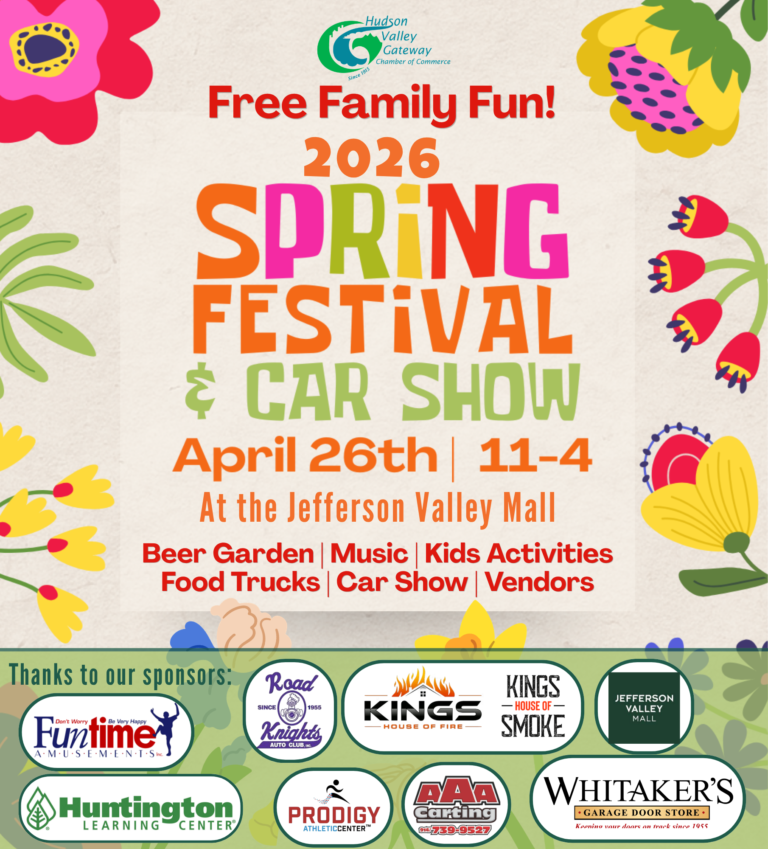 Hudson Valley Gateway Chamber to Host Spring Festival & Car Show at Jefferson Valley Mall-April 26