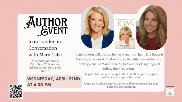 Author Event: Joan Lunden in Conversation with Mary Calvi-April 22